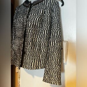 Tory Burch Chanel tweed dress suit coat embroidered jacket rare blazer sweater
